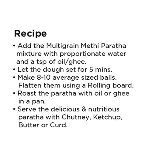 Multigrain Methi Paratha Mix solution repas indien sain et rapide - 6