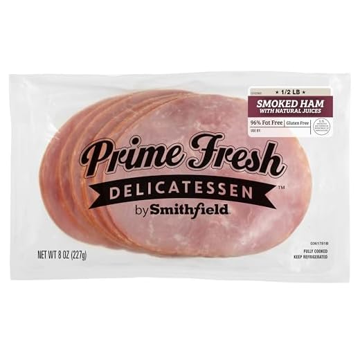 SMITHFIELD Prime Fresh Smoked Ham Lunchmeat, Sliced, 8 OZ
