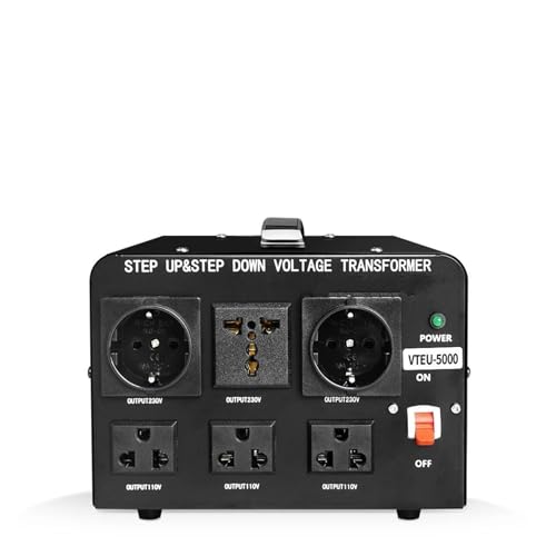 Per elettrodomestici Trasformatore di tensione 5000W/2000W AC110V-220V/220V-110V Step Up/Step Down