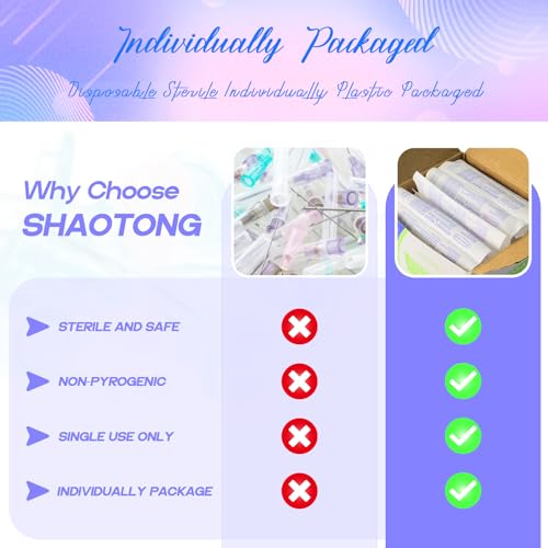 Shaotong ST110161525 25 Gauge 1 Inch Luer Lock Accessories Disposable Lab Supplies thumb #3