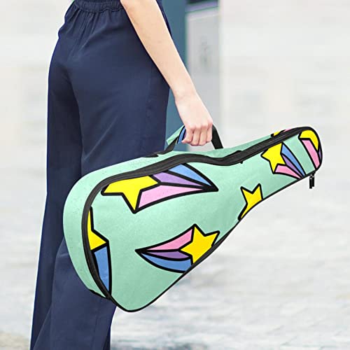 Housse pour ukulélé – Jaune arc-en-ciel – Étoile filante – 10 mm – Rembourrage épais en éponge de 53,3 cm – Avec sangles… - Les Beatles, Paul McCartney, John Lennon, RIngo Starr, George Harrison Housse pour ukulélé - Jaune arc-en-ciel - Étoile filante - 10 mm - Rembourrage épais en éponge de 53,3 cm - Avec sangles… – Image 7