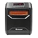 LifeSmart Infrared Space Heater, 1500 Watt w/ Remote and Digital Display, Black