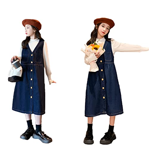 [LXIGAFFU] �q���� ���̎q ���V���c �f�j���X�J�[�g 2�_�Z�b�g �����s�[�X �K�[���Y �t �� ���� ���� �L�b�Y �J�W���A�� �W�����p�[�X�J�[�g �؍��� �m�� �L�b�Y �T���y�b�g �X�J�[�g �f�j�� �����s�[�X �ʊw ���i�� 120-170 (