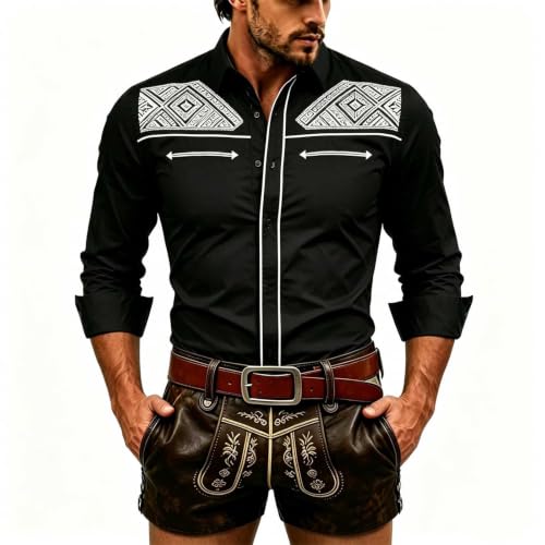 Chemise Western décontractée pour weekend et sorties entre amis