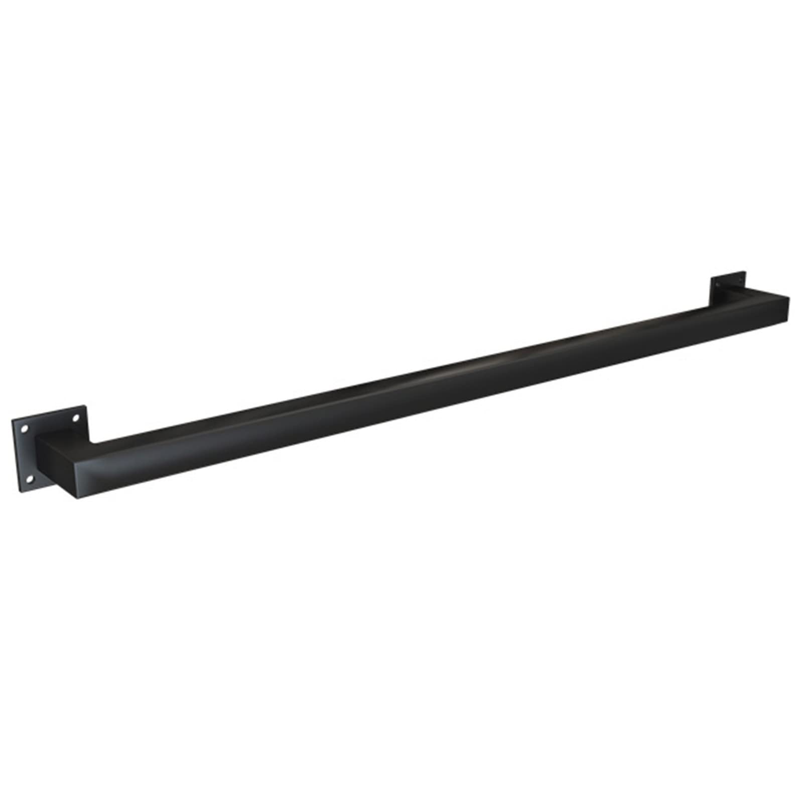 Qabyulynq Black Customizable Staircase Handrail Kit - 1.6Ft To 20Ft Sturdy Indoor/Outdoor Railing(,450Cm)