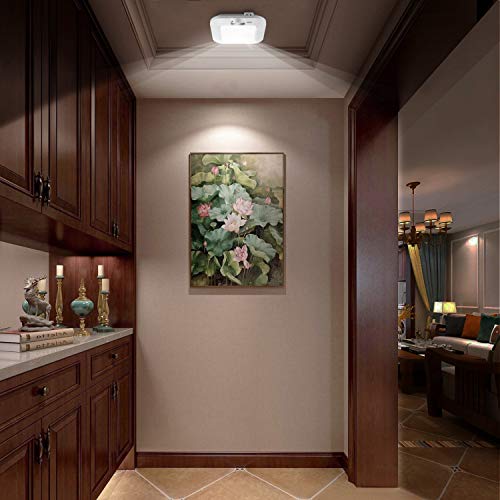 ANOTEK Battery Powered LED Ceiling Light Motion Sensor Light, Battery Operated Indoor Sensor Closet Light for Stair Hallway Shed Laundry Daylight Auto On/Off - Image 7