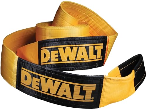 Sangle de remorquage DEWALT DXBC15000050 bouclee à 4 plis de 68 tonnes pour camion