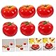 Yardenfun 8stücke Künstliche Tomaten Deko Realistische Simulation Gemüse Für Tischdekoration Und Home Decor Hochwertige Kunststoffe Für Langlebige Nutzung