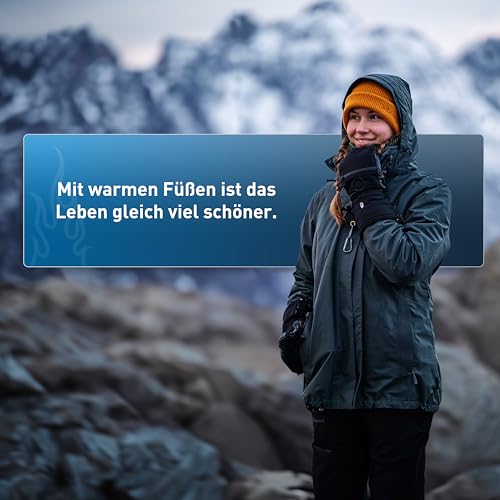 THE HEAT COMPANY Sohlenwärmer - 10 Paar - EXTRA WARM - Wärmesohlen - Fußwärmer - 8 Stunden warme Füße - sofort einsatzbereit - luftaktiviert - rein natürlich - Größe X-Large: 44-46