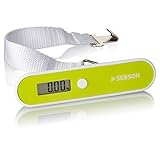 SEBSON Digitale Kofferwaage für Ihre nächste Reise, mit einer maximalen Belastbarkeit von 50kg, gewogen wird in 10g Schritten.