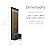LONGRUN 48" Indoor Waterfall with App-Controlled RGB Lights, Elegant Floor Fountain, Floor Standing Water Feature, Indoor Fountain & Waterfall Freestanding Home Decor Easy Setup Water Fall Black-Brown