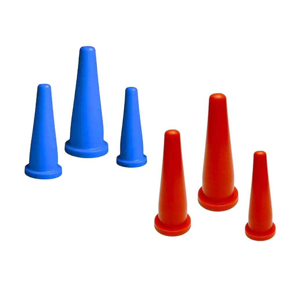 MDSS Anal Dilator Combo Kit Red & Blue | Easy-Grip Medical Silicone | Pack of 1anal dilator set | silicone anal dilator | medical anal dilator | anal wellness dilator | reusable anal dilator | smooth silicone dilator | anal training dilator | body safe silicone dilator | anal therapy device | medical wellness product | mdss anal dilator