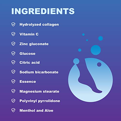 Diabetic Foot Soak Effervescent Tablets Foot Care By Nerve Spa, Anti-Swelling, Rehydrate The Foot, And Relieve Foot Pain, Foot Care Treatment – 20 Tablets (3 Tubes) #TOP3
