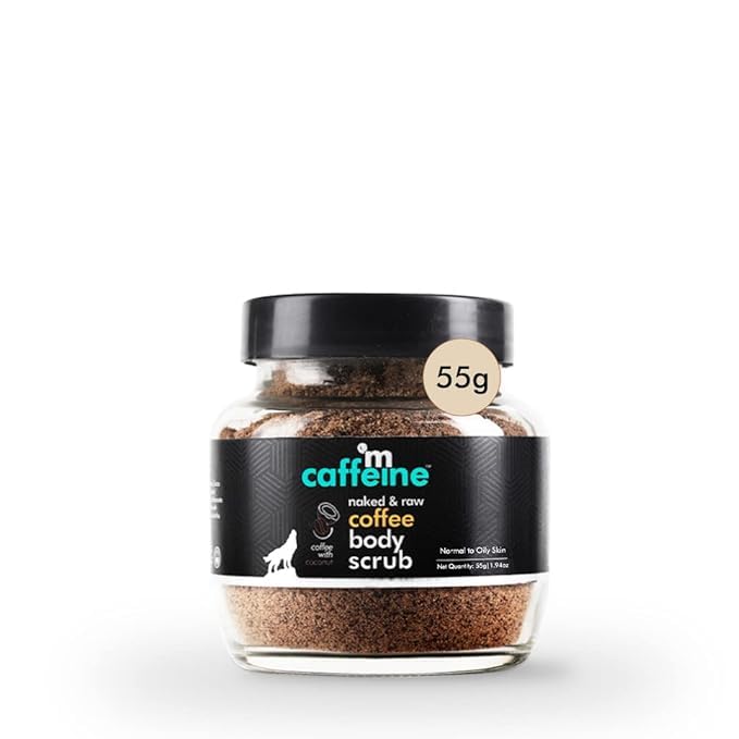 PREMIUM Exfoliating Coffee Body Scrub Powder Jar for Tan Removal&Soft-Smooth Skin|De-Tan Bathing Scrub With Coconut Oil,Removes Dirt&Dead Skin From Neck,Knees,Elbows&Arms|All Skin Types-55Gm,Unisex SH-7711-MCAF-image-22