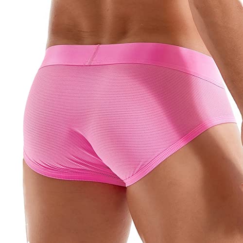 Men's briefs Triangle briefs Mesh breathable sports fitness shorts4