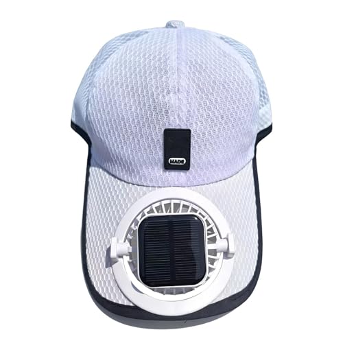Chapeau avec ventilateur rechargeable pour éviter les coups de chaud