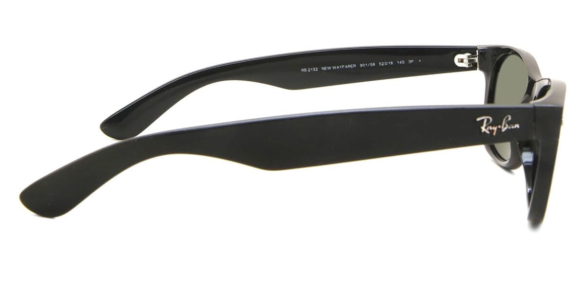 Ray-Ban New Wayfarer RB2132 2132 901/58 Black RayBan Po | B2B