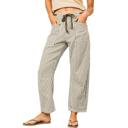 Jean baggy Y2k femme boyfriend avec cordon de serrage taille haute