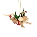 Charming Tails My Little Holly-Day Angel Mouse with Holly Wings Ornament