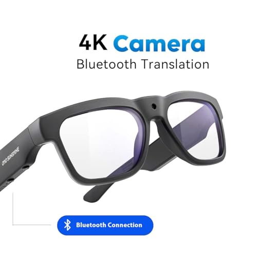Image of OHO 4K Ultra-Lightweight Smart Glasses, AI Chat & Real-Time Translation, OHO App Supported, Record-While-Charging, UV400 Lens