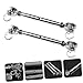 TEMPNAP 2Pcs Heavy Duty Stainless Steel Turnbuckle Jaw Jaw Rigging Screw for Adjusting Tension Ropes and Cables for Industrial Use