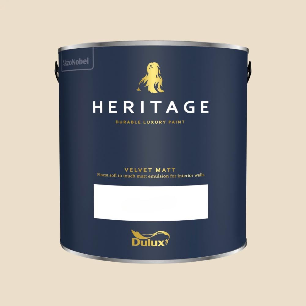 Dulux Heritage Walls & Ceilings Emulsion Paint - White - Velvet Matt - 2.5L