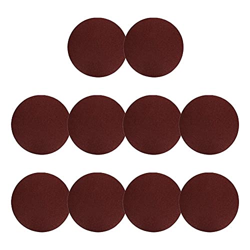 Jutagoss 9inch/225mm Sanding Discs 40 Grits Self Stick Adhesive Back Aluminum Oxide Sandpaper 10pcs