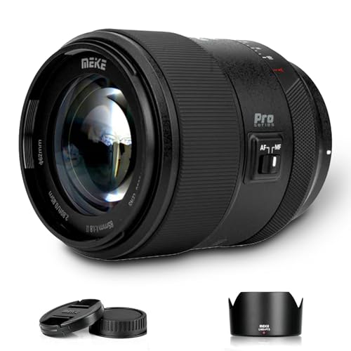 Meike 85mm f1.8 Pro II Z-Mount Medium Telephoto Full Frame STM Auto Focus Portrait Prime Lens for Nikon Z-Mount Cameras Z50 Z50II Z5 Z6 Z7 Z6II Z7II Z9 Z30 Z fc