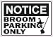 Produktbild Blechschild mit hoher Intensität, 12 x 16 cm, Crazy Halloween, Destiny's Notice Broom Parking Only Aluminium Metallschild Aluminumschilder Halloween Schild Aluminium Metallschild Talk Metall