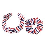 Ipetboom 1 Juego diadema de americana hair band hair ties titular de la de caballo accesorios para el cabello para mujeres flag decoraciones del 4 de julio diademas decorativas