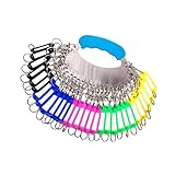 Sharplace Organisateur de clés de clé légère Organisateur de clés de clés marcable Organisateur de clé portable pour le bureau de location numéroté de voitures