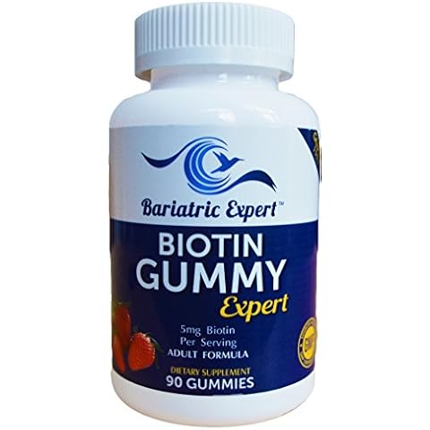 Bariatric Expert Biotin Vitamin – Fast-Melting Dietary Supplement for Adults Post Bariatric Surgery, 90 Count Cover