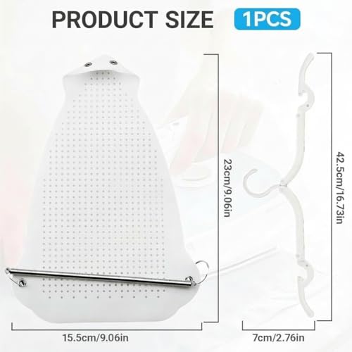 Image of Steam Iron Teflon Cover | Non-Stick Heat Resistant Iron Soleplate Cover | Protects Clothes from Shine, Burns & Scorching | Universal Fit for Steam & Dry Irons