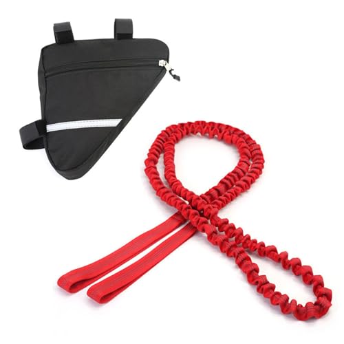 Whoasyst Cuerda elástica para remolque de bicicleta para niños, cuerda elástica para niños, cuerda elástica más fácil para montar en colina