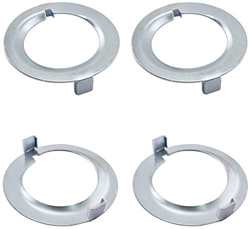 DTTRA 4pcs Metal Lamp Shade Collar Rings for Medium-Base Ceramic Sockets, Light Socket Shade Ring, Light Fixture Parts of Retainer Rings for the E26 Threaded Ceramic Socket Lock