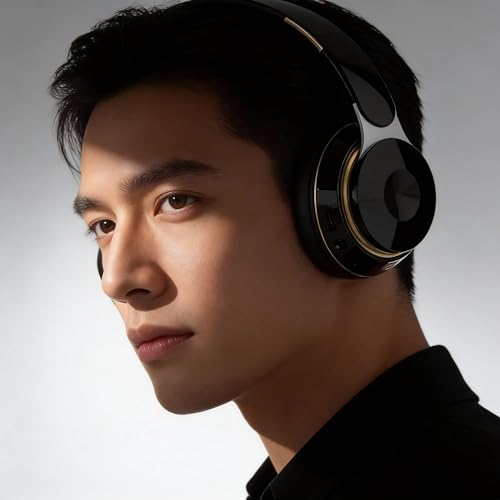 【Amazon.co.jp限定】 ワイヤレスイヤホン Bluetooth 6.0 (オーバーイヤーヘッドホン)—ANC オートノイズキャンセリング/HiFi音質/マルチポイント接続/マイク内蔵/ワイヤレス/3.5mm接続 有線/低遅延/最大120時間再生/IPX7防水です/通話/音量調整/軽量/Type-C充電/コンピュータ/携帯電話/ゲーミングヘッドセット,様々なシーンに対応 商品画像6