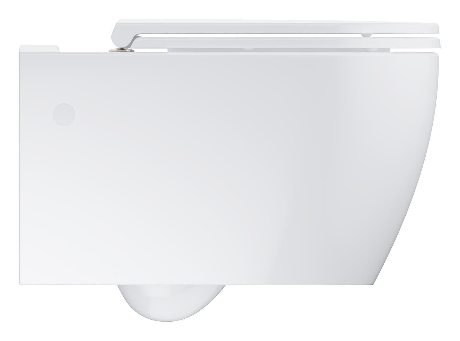 GROHE Start Round Ceramic Ensemble WC suspendu en céramique pour réservoir de chasse encastré (Avec frein de chute, sortie horizontale, volume de chasse 3/5 L), Blanc Alpin, 103848SH00