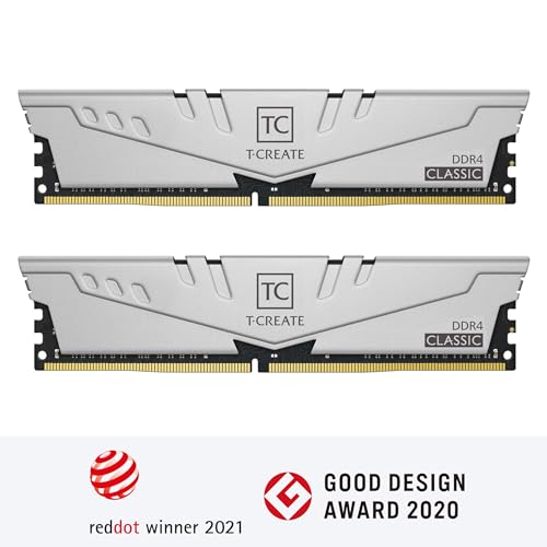 Image of TEAMGROUP T-Create Classic 10L DDR4 16GB Kit (2 x 8GB) 3200MHz (PC4 25600) CL22 Desktop Memory Module Ram - TTCCD416G3200HC22DC01