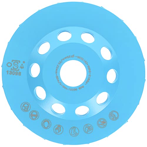PRODIAMANT Profi Diamant-Schleiftopf 125 mm x 22,23 mm – Aggressiver Schleifer für Epoxy Versiegelungen & Beschichtungen – Hoher Materialabtrag