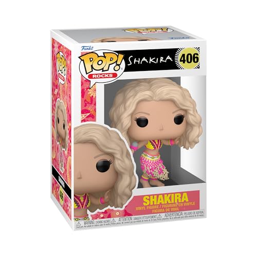 Funko Pop! Rocks: Shakira - Waka Waka - Figura de Vinilo Coleccionable - Idea de Regalo- Mercancia Oficial - Juguetes para Niños y Adultos - Music Fans - Muñeco para Coleccionistas y Exposición