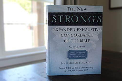 The New Strong's Expanded Exhaustive Concordance of the Bible: Every Word of the Bible Indexed, Red Letter Edition - Image 4