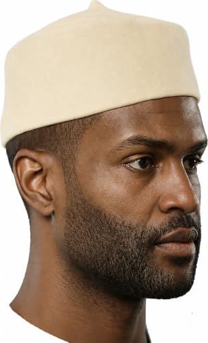 Image of Dupsie's Wool Fez Hat for Men - Soft Felt Igbo Cap | Traditional African Hat for Cultural, Religious & Fashion Wear