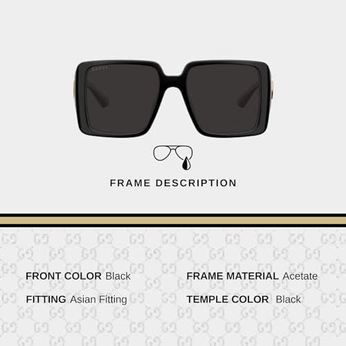Gucci GG1692SA Designer Fashion Sunglasses for Women Shape Eyewear with eSHADES Kit Embrace Sophistication and Elegance2
