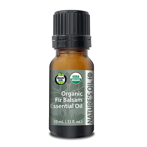 Natures Oil - 10ml Certified Organic Fir Balsam Essential Oil Pure Therapeutic Grade
