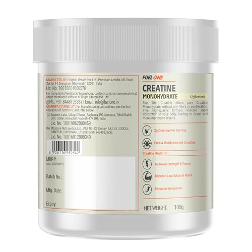 Image of FUELONE Whey Max (Mango, 1kg / 2.2lbs) | Whey Protein Concentrate & Whey Protein Isolate | 27g Protein & Creatine Monohydrate (Unflavoured, 100g, 33 Servings) | Combo Pack