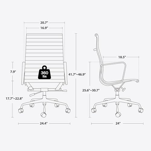 Luxury leather executive chair