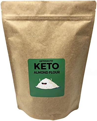 Ketonauts' Keto Flour from High Fat Almonds. Perfect for Baking when on Ketogenic, Paleo, Atkins, Low Carb and Diabetes Diets (Almond Flour, 2lbs)