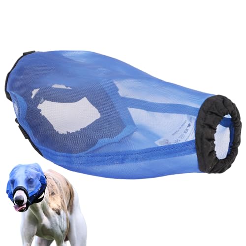 Yabauuop 大型犬用マズル - メッシュ調整可能通気性カバー | 大型犬用 マズル - グルーミング・トレーニング・散歩・爪切り・噛み防止・吠え防止用