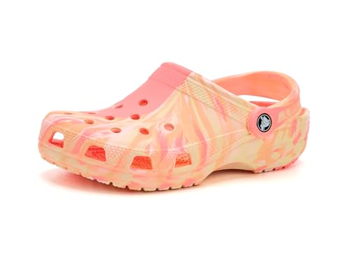 Image of Crocs Unisex-Child Classic Watercolor Marbled Clog