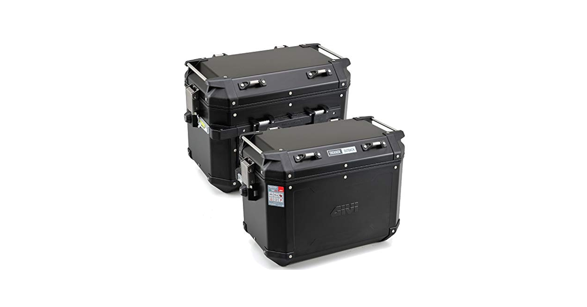 未使用品　GIVI OBKN48BPACK2 98491 パニアケース Amazon | GIVI(ジビ) バイク サイドケース 各48L アルミ製